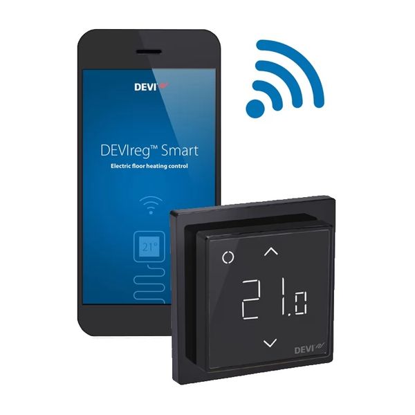 Терморегулятор Devireg Smart Wi-Fi Ivory - E-Teplo