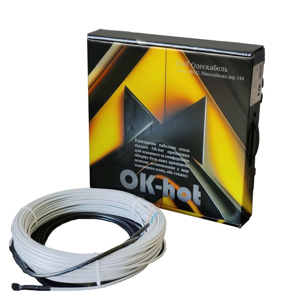 Нагрівальний кабель OK-hot - 113 м, 1919 Вт 11514 фото