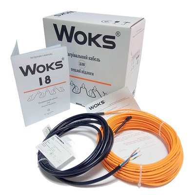 Нагрівальний кабель Woks 18 - 6 м, 100 Вт 1091107 фото